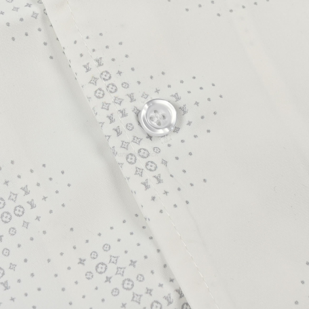 Louis Vuitton 24ss Old Flower Small Logo Short Sleeved Shirt (6) - www.newkick.vip